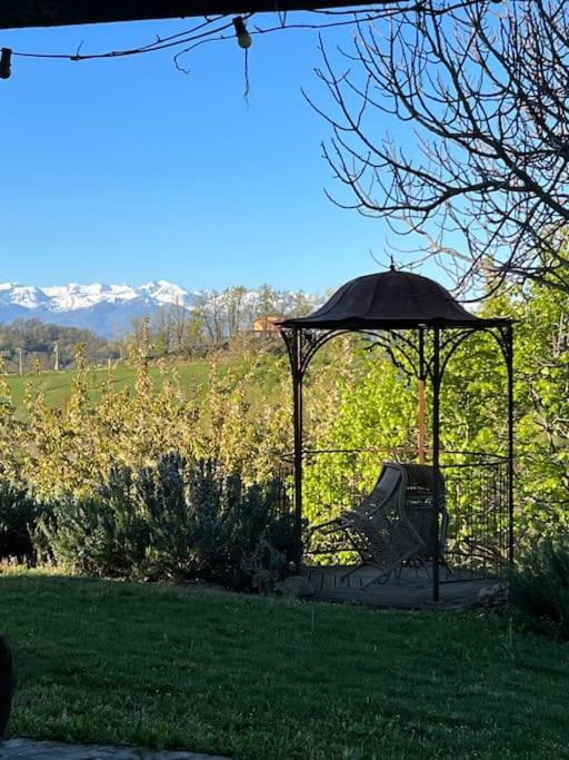 Willa Rustico Im Piemont Mit Panorama Clavesana Zewnętrze zdjęcie