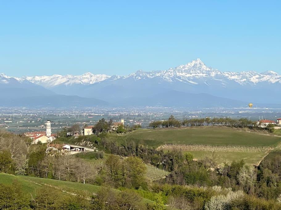 Willa Rustico Im Piemont Mit Panorama Clavesana Zewnętrze zdjęcie